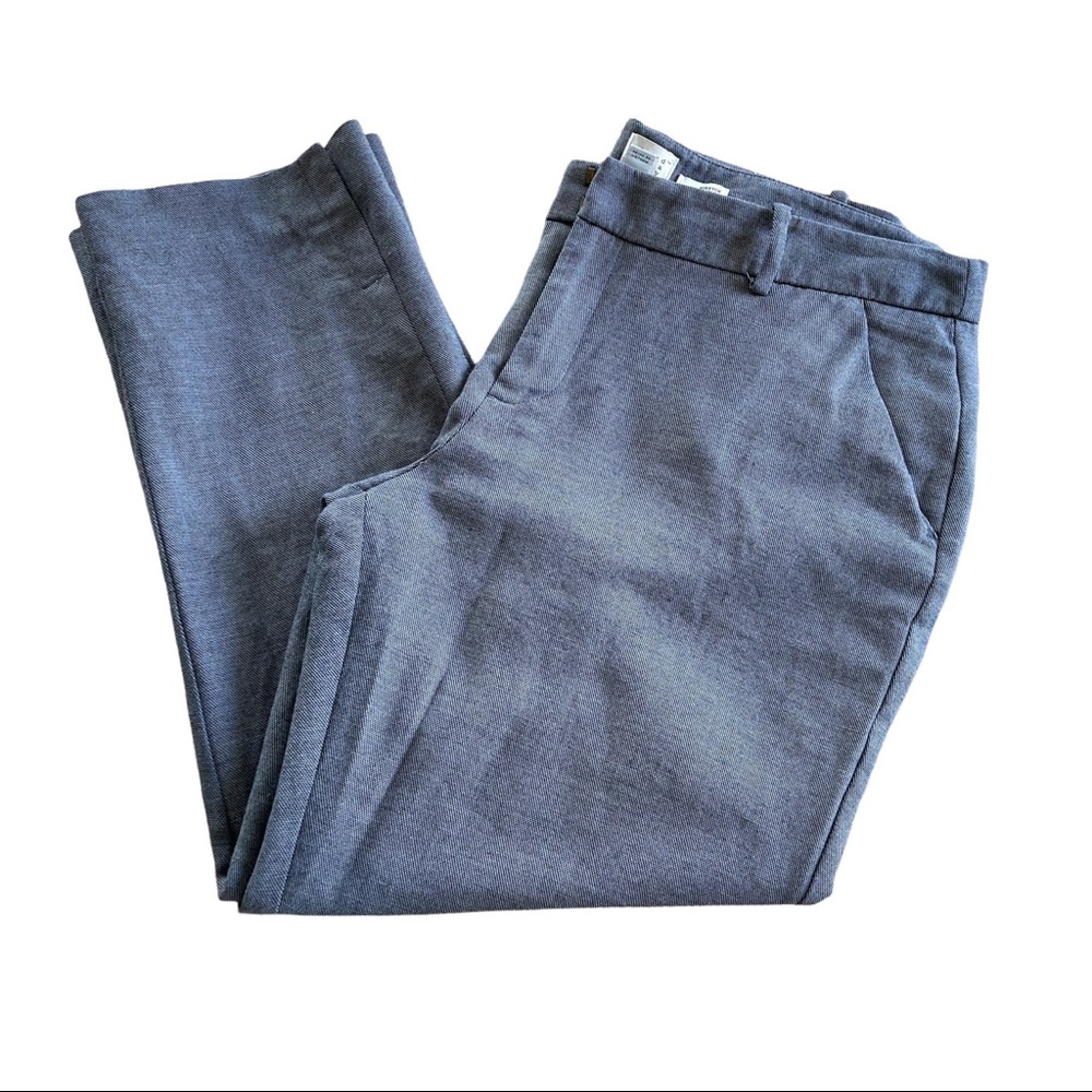A New Day Grey Stretch Skinny Crop Pants Size 12